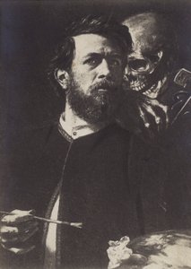 Zelfportret met de Dood die de Viool Speelt, 1872