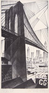 Brooklyn Bridge door Arnold Ronnebeck