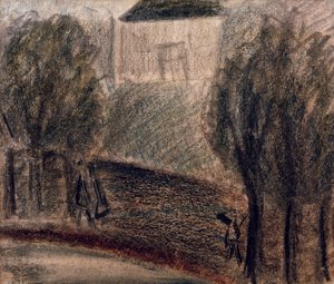 Nachtelijk landschap door Arnold Schönberg