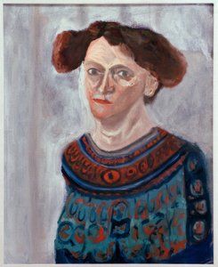Portret van een vrouw door Arnold Schönberg