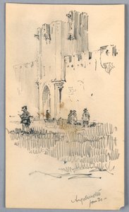 In Aigues-Mortes door Arnold William Brunner
