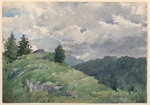 Landschap door Arnold William Brunner