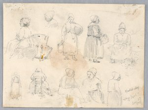 Marktdag door Arnold William Brunner