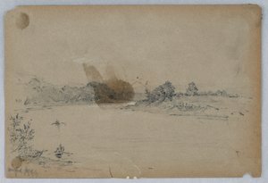 Rivier bij Milford door Arnold William Brunner