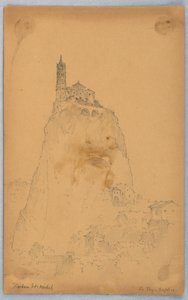 Rocher St. Michel, Le Puy door Arnold William Brunner