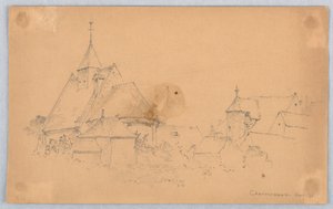 Schets van Chenonceaux