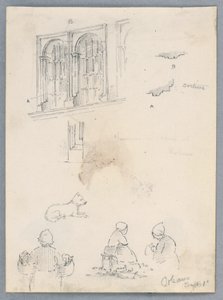 Schetsen van Orléans door Arnold William Brunner
