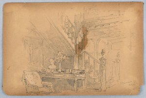 Trap—Mossley Hall door Arnold William Brunner