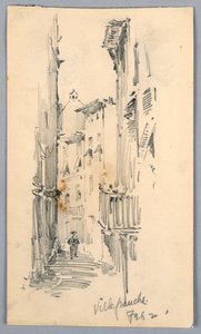 Straat in Villefranche