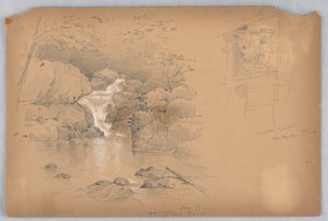 Twee Schetsen, Kraagsteen en Waterval
