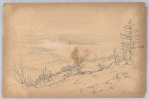Uitzicht vanaf Green Mountain door Arnold William Brunner