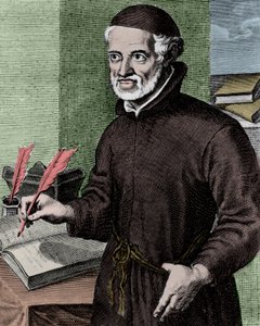 Pater Antonio VIEIRA (1608-1697) Jezuïet, Evangelisator van de Indianen van Brazilië - Gravure door Arnold van Westerhout (1651-1725) - Portret van Antonio Vieira (1608 -1697), Portugese jezuïet priester en schrijver door Arnold van Westerhout