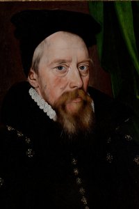 William Cecil, Heer Burghley (1520-1598), c.1575 door Arnold von (by or after) Brounckhorst