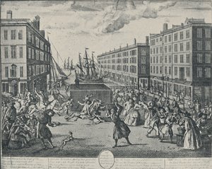 De humor van Billingsgate, 1736