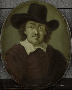 Portret van Jeremias de Decker, Dichter in Amsterdam door Arnoud van Halen