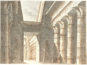 Egyptische Tempel door Aron Wallick