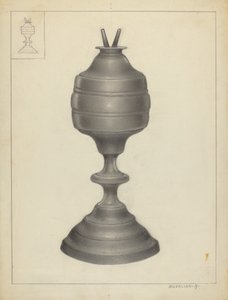 Camphene lamp door Arsen Maralian