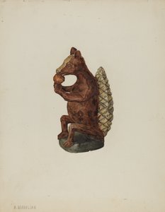 Pa. Duitse Eekhoornfiguur door Arsen Maralian