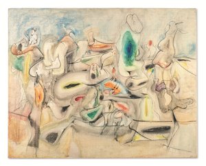 Goedemiddag, mevrouw Lincoln door Arshile Gorky