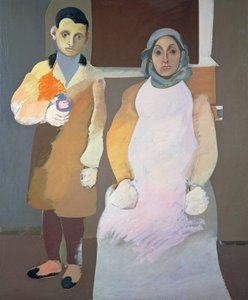 De kunstenaar en zijn moeder, ca. 1926-1936, door Arshile Gorky