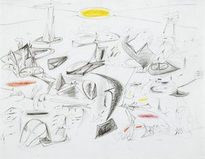 Virginia - Zomer door Arshile Gorky