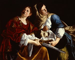 Judith en haar dienstmaagd met het hoofd van Holofernes