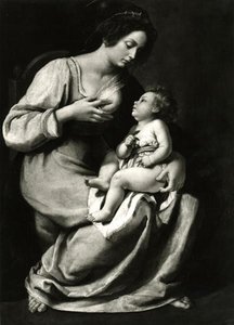 Madonna van de Kersen (b/w foto)