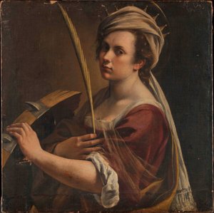 Zelfportret als Sint-Catharina van Alexandrië, ca. 1616