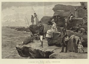 Vissen bij Filey Brigg, Yorkshire