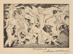 Bij de Caliban door Arthur B. Davies