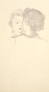 Rab (tegenover een vrouw) door Arthur B. Davies