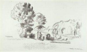 Kust van Rockland Lake door Arthur B. Davies