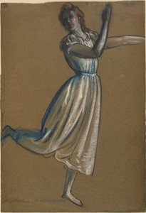 Vrouw die danst door Arthur B. Davies