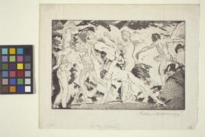 Bij de Caliban door Arthur Bowen Davies