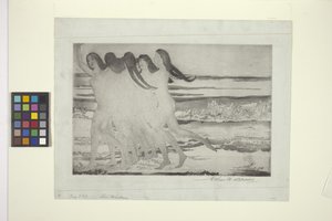 Zeemagden door Arthur Bowen Davies
