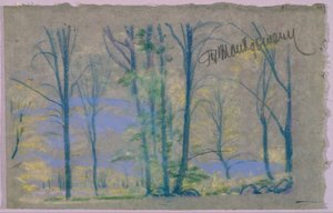 Landschap met Bomen uit A.B. Davies boek, editie -23, 50