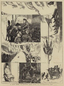 Een Blad uit het Notitieboek van een Kunstenaar op Thanksgiving Day