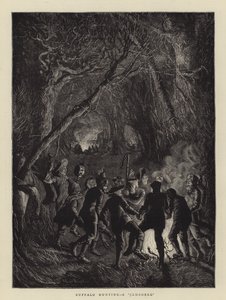 Buffeljacht, een Jamboree door Arthur Boyd Houghton