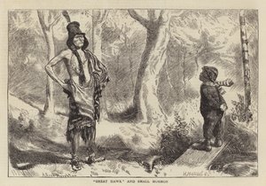 Grote Havik en Kleine Mormon door Arthur Boyd Houghton