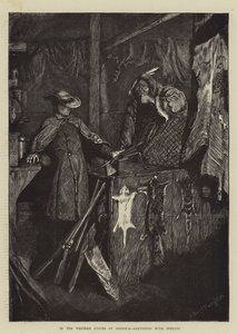 In de Westelijke Staten van Amerika, ruilhandel met Indianen door Arthur Boyd Houghton