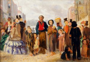 Rondtrekkende Zangers door Arthur Boyd Houghton