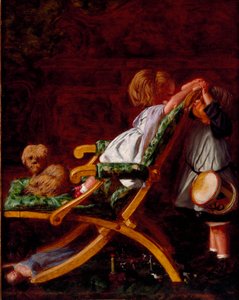 Speelkameraadjes, 1866-1869 door Arthur Boyd Houghton