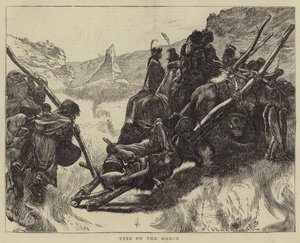 Utes op mars door Arthur Boyd Houghton