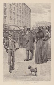 Broadway, de kruising van de Drieëntwintigste Straat door Arthur Burdett Frost