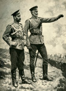 De veranderingen in het Russische commando, september 1915. Eerste Wereldoorlog, ca. 1920 door Arthur C. Michael