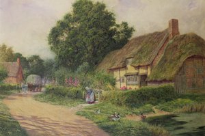 De komst van de hooiwagen door Arthur Claude Strachan