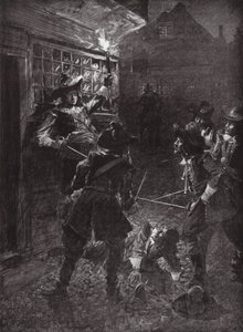 De aanval op Sir John Coventry door Arthur David (after) McCormick