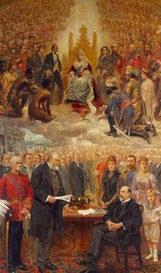Een Allegorie van het Britse Rijk door Arthur Drummond