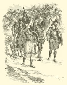De avonturen van Sir Artegall, Koningin van de Amazones door Arthur George Walker