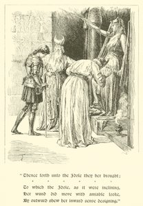 De Avonturen van Sir Artegall, Radigund en Britomart (gravure) door Arthur George Walker
